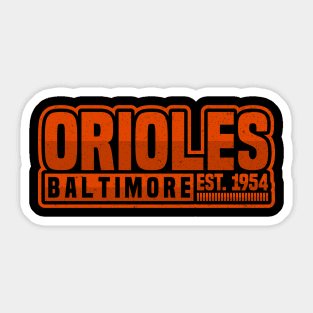 Baltimore Orioles 01 Sticker